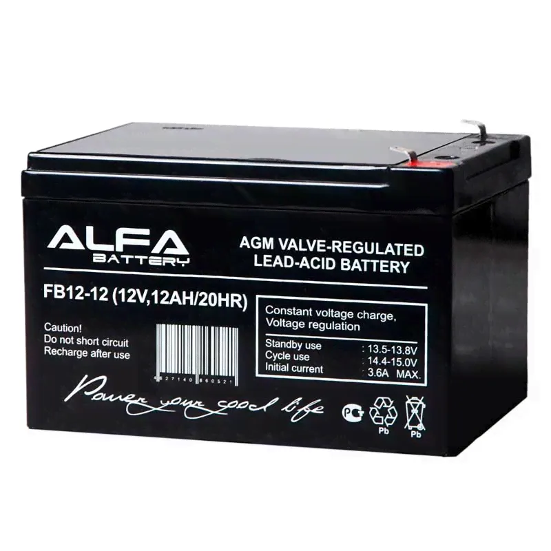 🛍 Аккумулятор (АКБ )FB 12-12 ALPHA BATTERY (12 вольт-12 ампер)-0