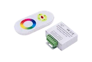 Led controller touch DELUCE 18А, 12/24 Вольт 5 кнопок и сенсорное кольцо, RF-RGB-S5-18A, 00-000019